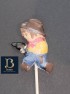 3536 Cowboy Chocolate and Hard Candy Lollipop Mold  IMPROVED